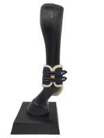 CS Horse and Design Glitter Pezenset met Faux Fur - Navy