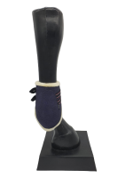 CS Horse and Design Glitter Pezenset met Faux Fur - Navy