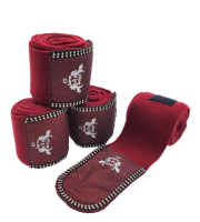 CS Horse and Design Glitter Bandages - Cherry