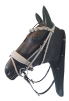 CS Horse and Design Glitter Hoofdstel - Zilver
