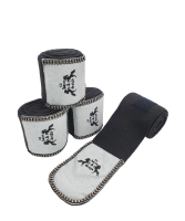 CS Horse and Design Glitter Bandages - Zilver