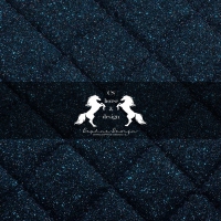 CS Horse and Design Glitter Sporenriempjes - Petrol