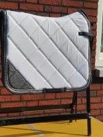 CS Horse and Design Glitter Wedstrijddekje - Grey