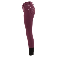 BR 4-EH Riding Breeches Aurora Children Silicone Seat grape wine