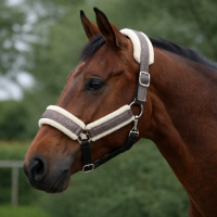 CS Horse and Design Glitter Halster met Faux Fur - Multi