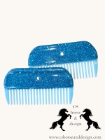 Glitter Manenkam Paard | Handgemaakt & Epoxy Geseald